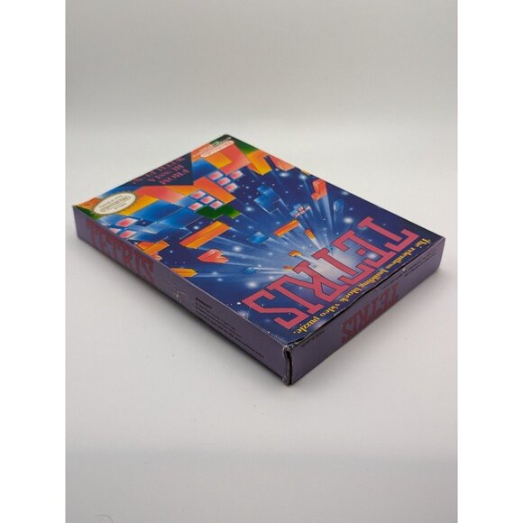 Tetris (Nintendo NES, 1985) CIB w/ Box, Cart, Sleeve, Manual ~ Tested & Works - Picture 4 of 12